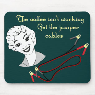 Haal de Jumper Cables Mousepad Muismat