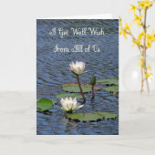 Haal de Kaart van al onze waterlelies (Gele Bloem)