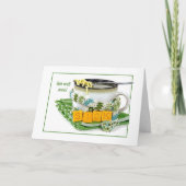 Haal de kippen uit de voedingsbron kaart (Voorkant)