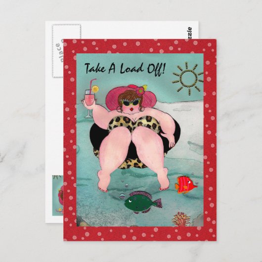 Haal de lading uit! briefkaart (Voorkant / Achterkant)