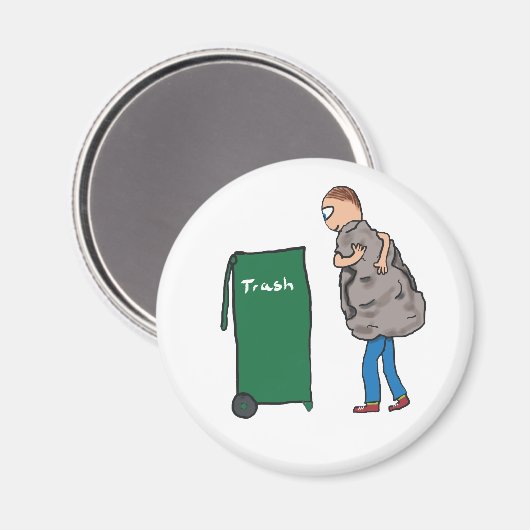 Haal de rotzooi eruit magneet (Voorkant / Achterkant)