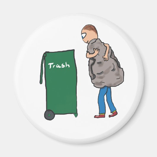 Haal de rotzooi eruit magneet (Voorkant)