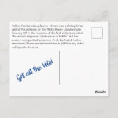 Haal de stemming uit - Lucy Burns Briefkaart (Achterkant)