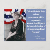 Haal de stemming uit - Lucy Burns Briefkaart (Voorkant)