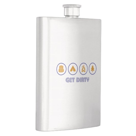 Haal de vuile Camping Flacon (Rechts)