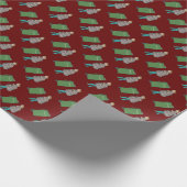 Haal de vuilnisbak uit cadeaupapier (Hoek)