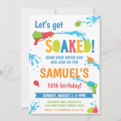 Haal de 'wateroorlog'-feest, elke leeftijd kaart (Voorkant)