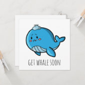 Haal de whale soon kaart (Voorkant / Achterkant in situ)