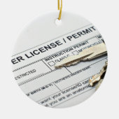 Haal de wortels keramisch ornament (Voorkant)