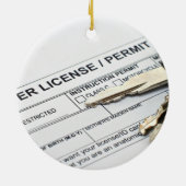 Haal de wortels keramisch ornament (Achterkant)