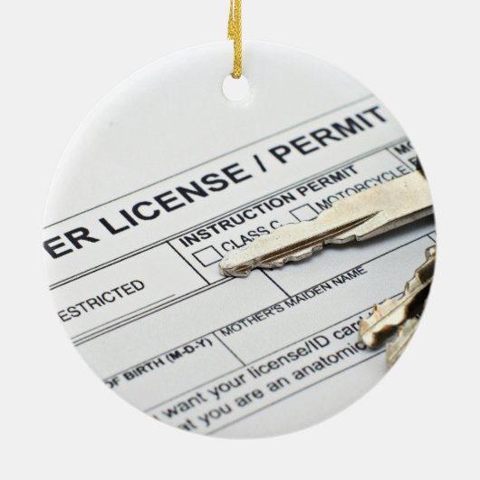 Haal de wortels keramisch ornament (Achterkant)