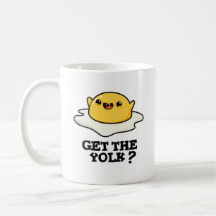Haal de Yolk Funny Egg Joke Pun Koffiemok