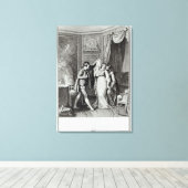 "Haal die sluier uit", uit hoofdstuk 7 van Canvas Afdruk (Insitu (Houten vloer))