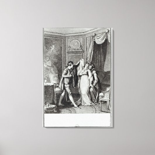 "Haal die sluier uit", uit hoofdstuk 7 van Canvas Afdruk (Voorkant)