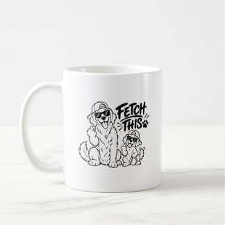 HAAL DIT Grappige Hond Vader Cadeau Grappige Hond Koffiemok