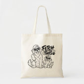 HAAL DIT Grappige Hond Vader Cadeau Grappige Hond Tote Bag (Voorkant)