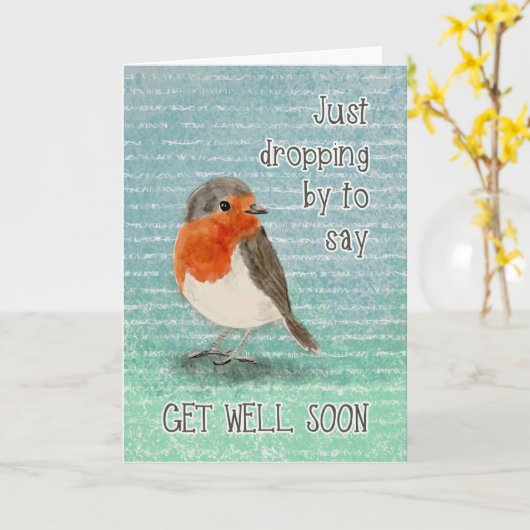 Haal een beetje vogel uit de Kaart (Gele Bloem)