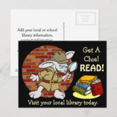 Haal een lul! LEZEN! Briefkaart (Voorkant / Achterkant)