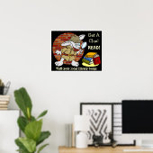 Haal een lul! LEZEN! Poster (Thuiskantoor)