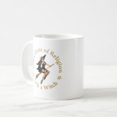 Haal een Smaak van Religie - Lick a Witch Koffiemok (Voorkant links)