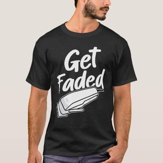 Haal Faded Funny Barber T-shirt (Voorkant)