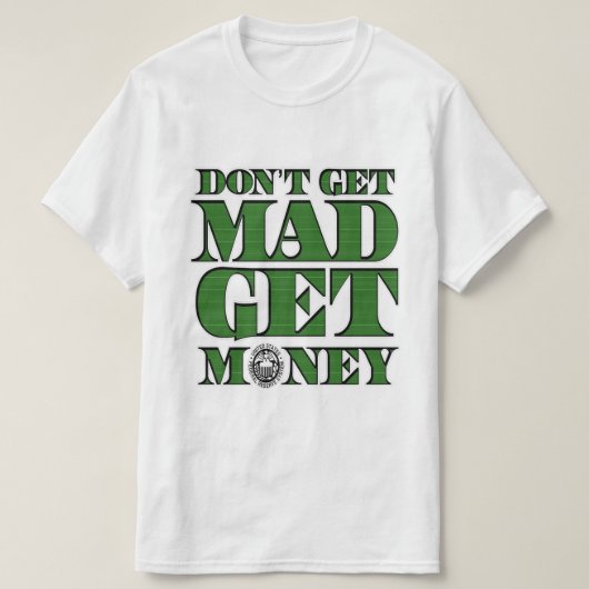 Haal geen geld uit je geld t-shirt (Design voorkant)