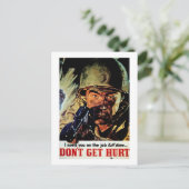 Haal geen Hurt Briefkaart (Staand voorkant)