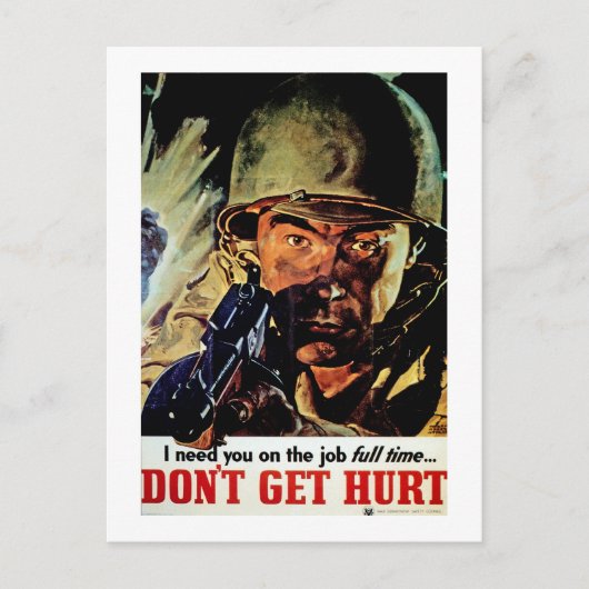 Haal geen Hurt Briefkaart (Voorkant)