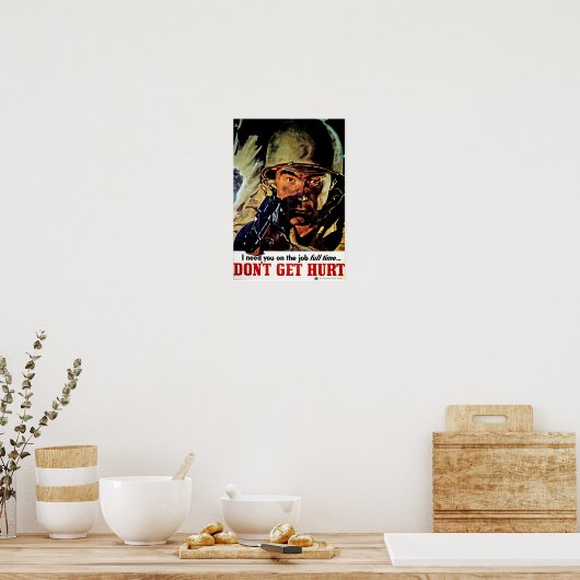 Haal geen Hurt Poster (Keuken)