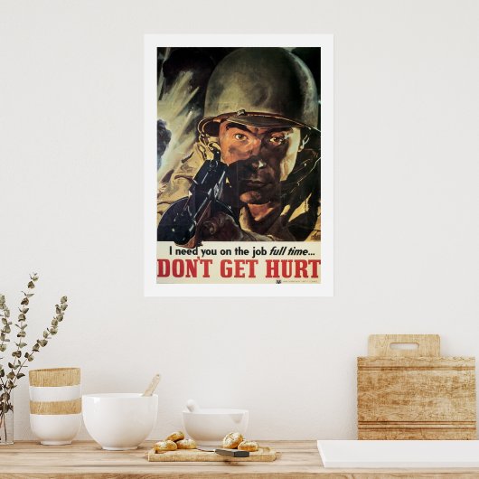 Haal geen Hurt Poster (Keuken)