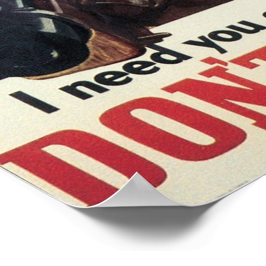 Haal geen Hurt Poster (Hoek)