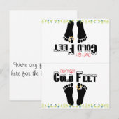 Haal geen Sokken Briefkaart met koude voeten (Voorkant / Achterkant)