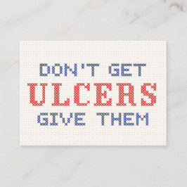 Haal geen Ulcers Advieskaart