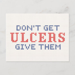Haal geen Ulcers Briefkaart