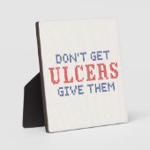 Haal geen Ulcers Fotoplaat (Voorkant)