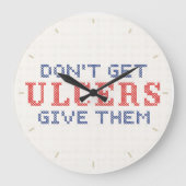 Haal geen Ulcers Grote Klok (Voorkant)