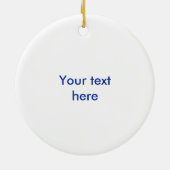 Haal geen Ulcers Keramisch Ornament (Achterkant)