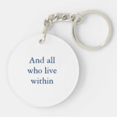 Haal geen Ulcers Sleutelhanger (Achterkant)