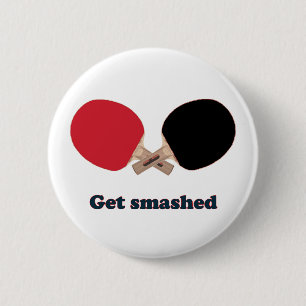 Haal gesmashed pingpong ronde button 5,7 cm