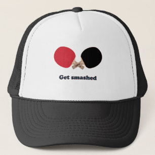 Haal gesmashed pingpong trucker pet