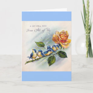 - haal goede wensen van ons allemaal, kaart