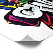 Haal Graffiti geïnspireerd en neem actie met deze  Poster (Hoek)