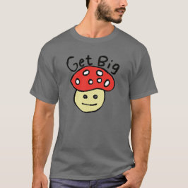 Haal grote paddenstoelen t-shirt