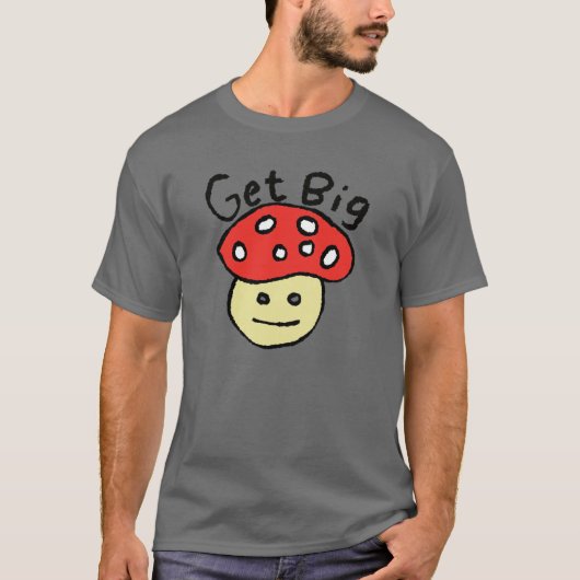 Haal grote paddenstoelen t-shirt (Voorkant)