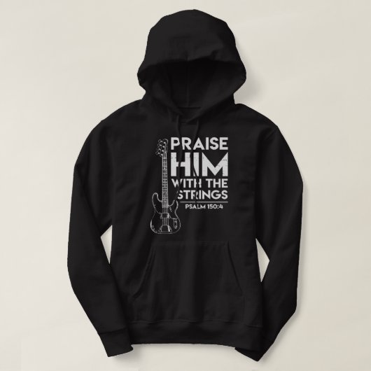 Haal hem Christelijk uit de Guitar-speler Hoodie (Design voorkant)