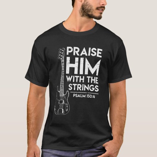 Haal hem Christelijk uit de Guitar-speler T-shirt (Voorkant)