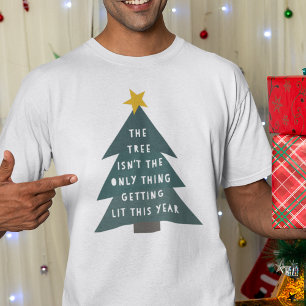 Haal hem Funny Adult Kerstvakantie T-shirt
