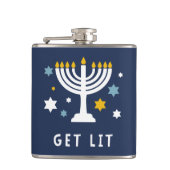 Haal hem | Funny Hanukkah Heupfles (Voorkant)