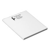 Haal hem met dansend Notitieblok (Schuin)