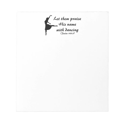 Haal hem met dansend Notitieblok (Voorkant)